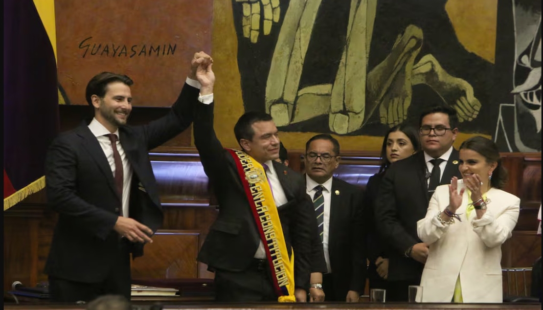 Daniel Noboa sobre sus planes de seguridad en su nuevo mandato